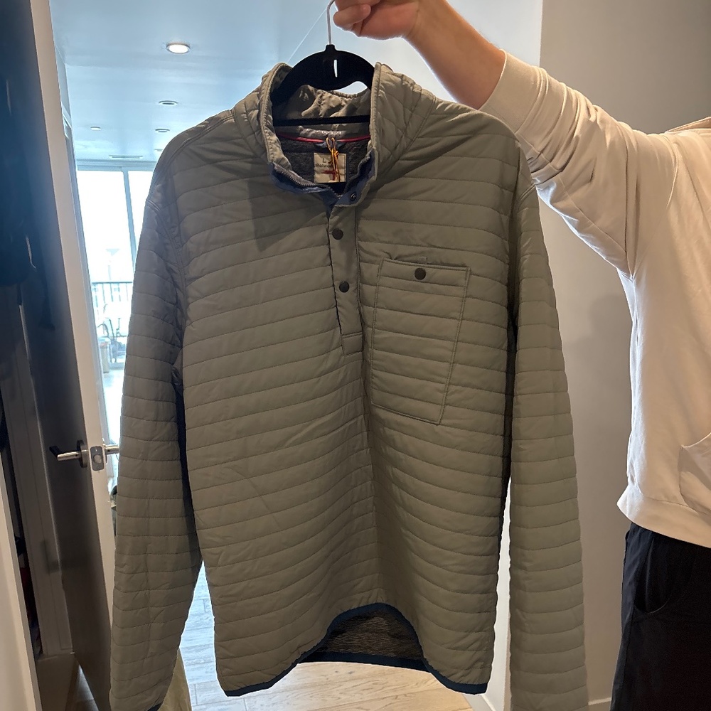 Relwen wind zip pop over jacket